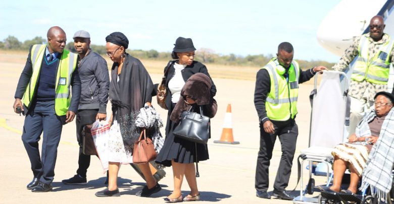 Zodwa is one third from left