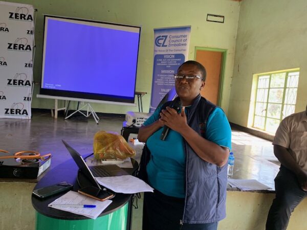 ZERA educates Filabusi residents on safe energy use